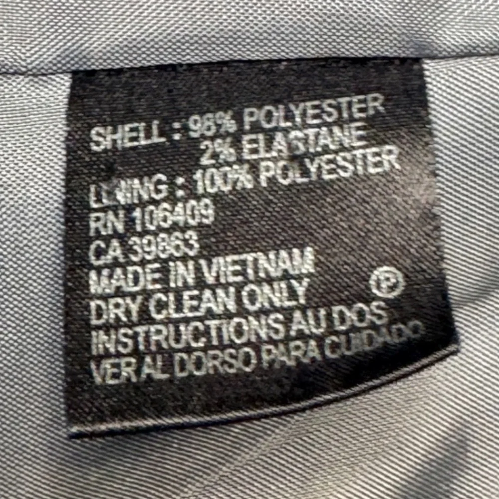 Tahari Arthur S. Levine‎ Womens Grey 2 Button Blazer Jacket Size 6 Professional